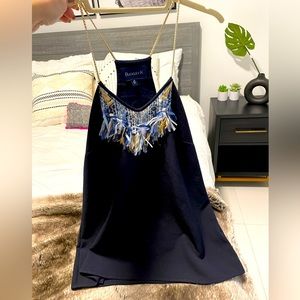 Navy Buckley K racer back top size 0